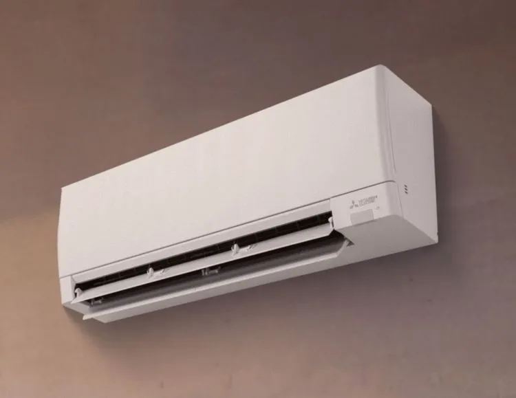 Wall-mounted ductless indoor air handler unit